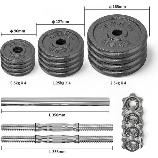 Disque d'haltères en fonte 20 kg | | Magasin en ligne pour vos achats à bas prix