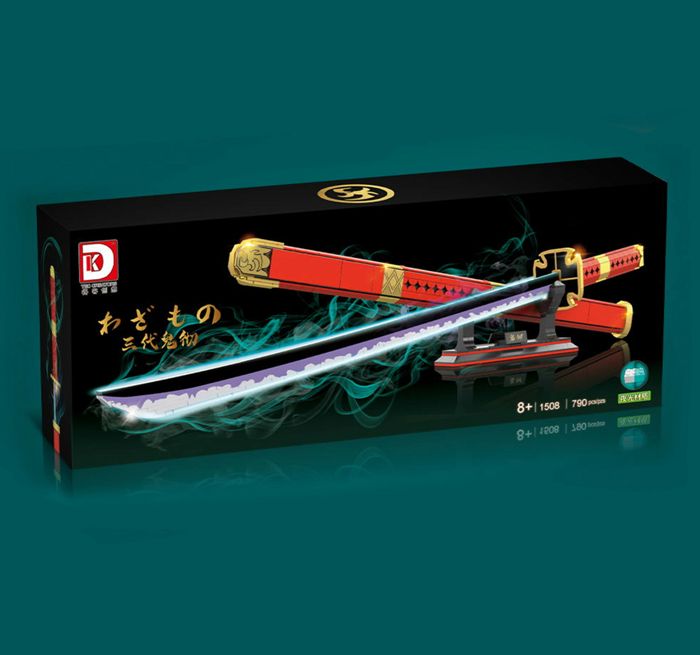 One Piece Katana – Zoros Sandai Kitetsu Schwert Als Bauset Mit 790 Teilen, 99 Cm Lang, Inkl. Ständer & Scheide