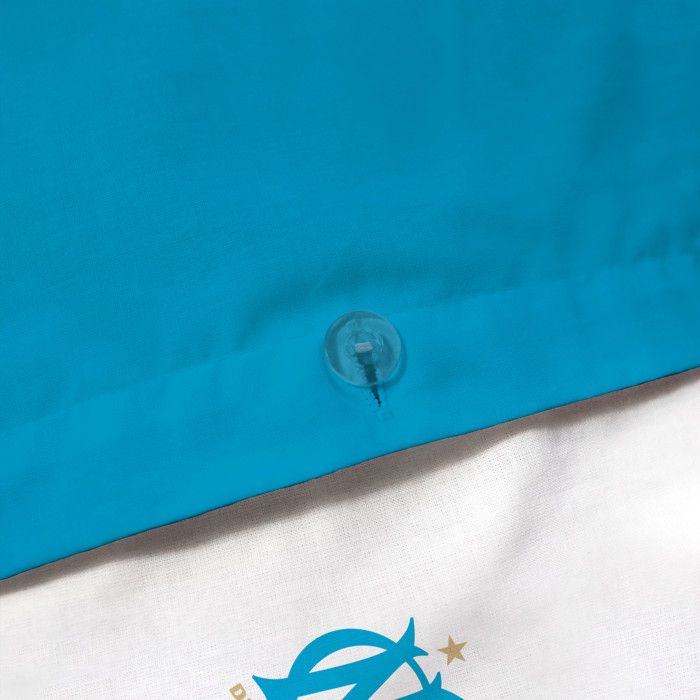 Parure de lit imprimée 100% coton, OM PRADO - Bleu marine - Garçon - 0.00
