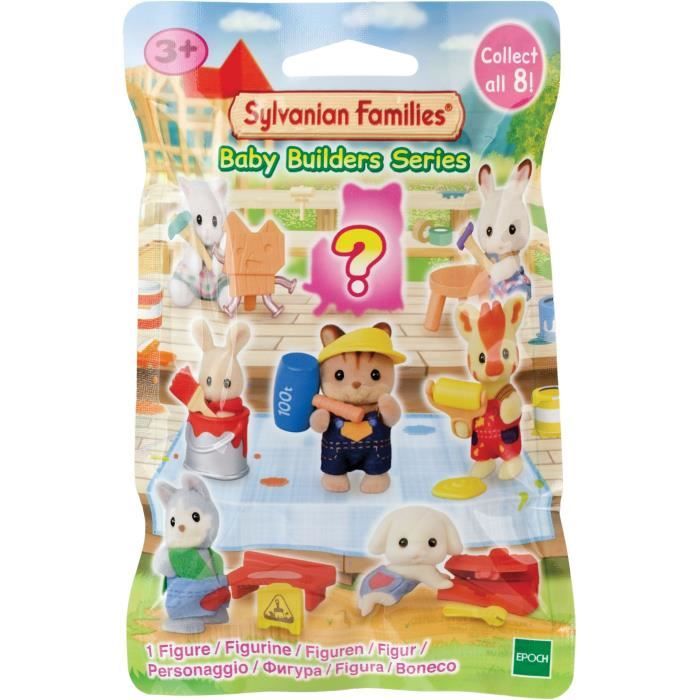 Sylvanian Families - Le duo des bébés en habits de pluie - Set + de 5 accessoires et 2 figurines - Famille Sylvanian - Miniatures - Jouet enfant 3 ans et + - 5748