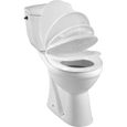Pack WC à poser - ALLIBERT BATH & DESIGN - KARMA - Surélevé - Mécanisme 3/6L - Alimentation d'eau silencieuse-0