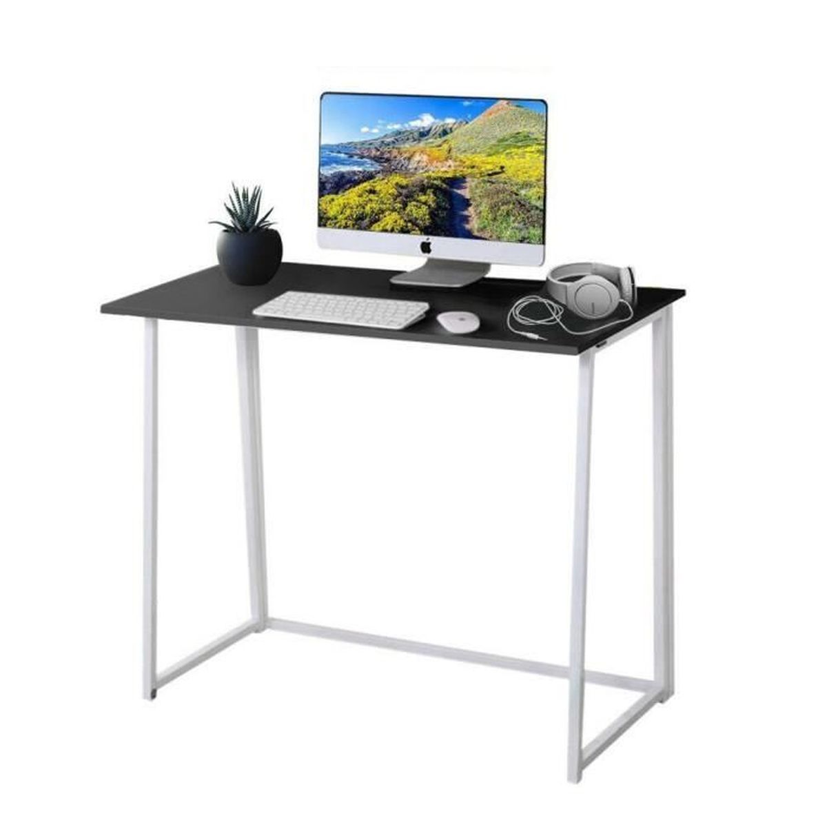 Wind Bureau Informatique Portable Pliable Petit En Bois Bureau D Ordinateur Noir Achat Vente Meuble Informatique Wind Bureau Informatique Po Soldes Sur Cdiscount Des Le 20 Janvier Cdiscount