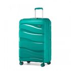 Kono Valise Cabine Grande 76x50x31cm Rigide Polypropylène Léger Portable Valise de Voyage à 4 roulettes et Serrure TSA, 100L, Bleu