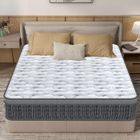 YIDATONG Matelas 160x200 cm - 27 cm - Ressorts Ensachés + Mousse mémoire de Forme - Soutien Mi-Ferme - ultra-respirant- 7 Zones