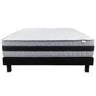 HBEDDING BY HOMIFAB Ensemble matelas mémoire + sommier 140x190 Memo Luxe Hbedding - Mousse haute densité + mémoire de forme