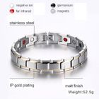 ORGANGONFAND Bijoux Bracelet homme - Bracelet pour hommes en acier inoxydable de bicyclette d'acier de titane de tendance de mode