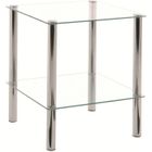 Table d'appoint - Swithome - Belly - Verre trempé transparent - Contemporain - Design