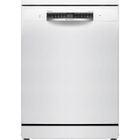 Lave-vaisselle pose libre BOSCH SMS4EMW01F SER4 - 14 couverts - Induction - L60cm - 42 dB - tiroir à couverts - Blanc