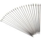 DASINKO 11 paires d'aiguilles à tricoter PIXNOR en acier inoxydable, 14 pouces en tailles de 2 mm à 8 mm