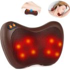Coussin Massage Shiatsu - XPREEN - 8 Nœuds - Chauffant - 3 Vitesses - Brun - Adulte