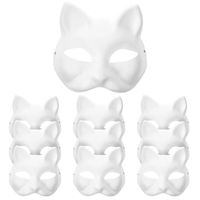 Blanc - Masques qualifiée aux de chat pour enfants, Olympiques d'Halloween, Accessoires de masquage, Blanc, E