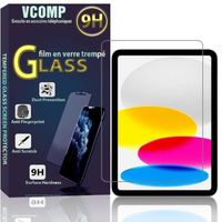 VCOMP® Pour Apple iPad (2022) 10.9": 1 Film de protection écran Verre Trempé