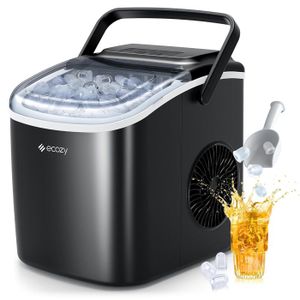 Machine à Glaçons Klarstein Artic - 12kg/24h, Glaçons Balle, Autonettoyante, 2L