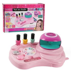 FORMIZON Kit Manucure Enfant Fille, Kit Vernis Enfant avec Sèche Ongles,  Maquillage Enfant Fille, Kit Vernis