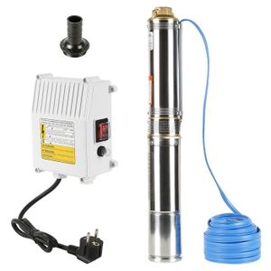 Hecht 3520 Pompe de puits immerg/é profond profondeur 55m 1000W 5200L//h c/âble 20m 12kg