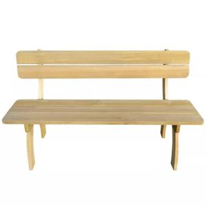 BANC D'EXTÉRIEUR Banc de jardin 150 cm Bois de pin imprégné FSC-MEE