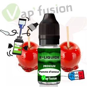 LIQUIDE E liquide  pomme d'amour 10ml Vapfusion (6mg)