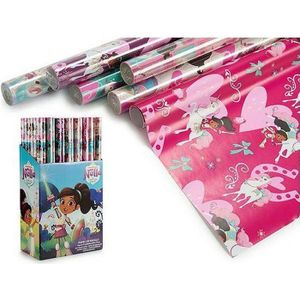 Disney Lot de 5 rouleaux de papier cadeau 2 m x 70 cm différents motifs 