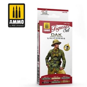 VOITURE À CONSTRUIRE AMMO by mig  Jimenez - Ammo By Mig  Jimenez - Dak Uniforms (afrika Korps) Figures Set