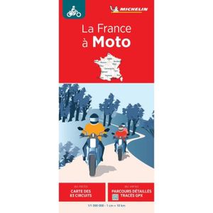 LIVRE TOURISME FRANCE Carte La France à Moto Michelin