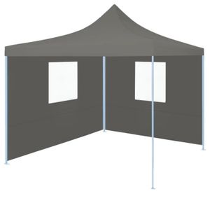 TONNELLE - BARNUM Tente de réception escamotable avec 2 parois 3x3 m