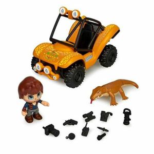 Pinypon Action Wild Pack de Pick-up con Dino explorador y su coche todoterreno