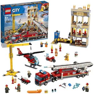 ASSEMBLAGE CONSTRUCTION LEGO 60216 City Fire Les Pompiers du Centre-Ville