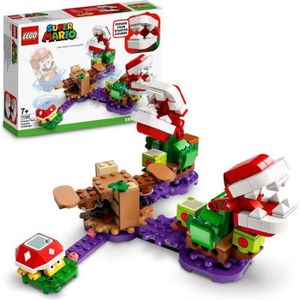 ASSEMBLAGE CONSTRUCTION LEGO® Super Mario™71382 Ensemble d’extension Le défi de la Plante Piranha, à combiner avec le Pack de Démarrage LEGO® Super Mario™