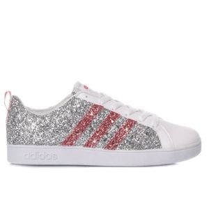 basket grise argente femme