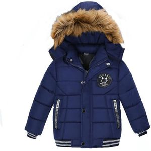 DOUDOUNE Blouson Manteau Fourrure Chaud Enfant Garçon Bébé 