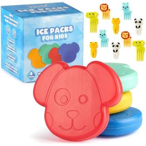 SAC ISOTHERME GET FRESH Blocs de glace réutilisables pour les repas des enfants – Ensemble multicolore11
