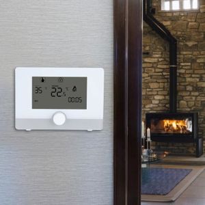 THERMOSTAT D'AMBIANCE Thermostat de chauffage d'eau programmable TBEST - Blanc