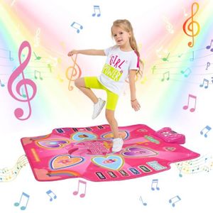 Tapis de Danse Jouets pour Enfants, Filles Tapis de Jeu Musicale avec 6  Modes de Défi, Musique intégrée, Fonction Bluetooth, Afficha - Cdiscount  Animalerie