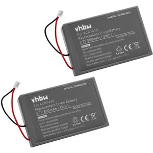 BATTERIE DE CONSOLE vhbw 2x Batteries compatible avec Sony PS4 Dualsho