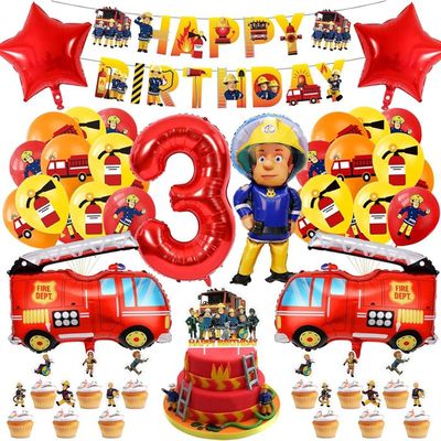 Ballon Pat Patrouille Décoration Anniversaire Pompier 2, Ballons Camion