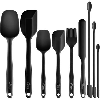 Ensemble de spatules en bois 1 pièce/4 pièces, adapté aux poêles  antiadhésives, ustensiles de cuisine résistants à la chaleur pour cuisiner,  remuer, cuillère en bois, louche à soupe, retourneur à fente, palette