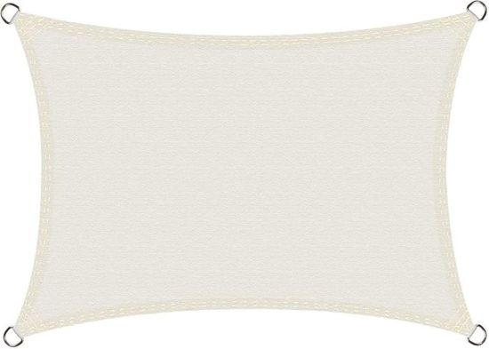 Voile D'ombrage Rectangulaire 1.5x2.2 M – Toile Polyester 220g/m² étanche Et 98% UV | Pour Terrasse, Jardin, Piscine - 5