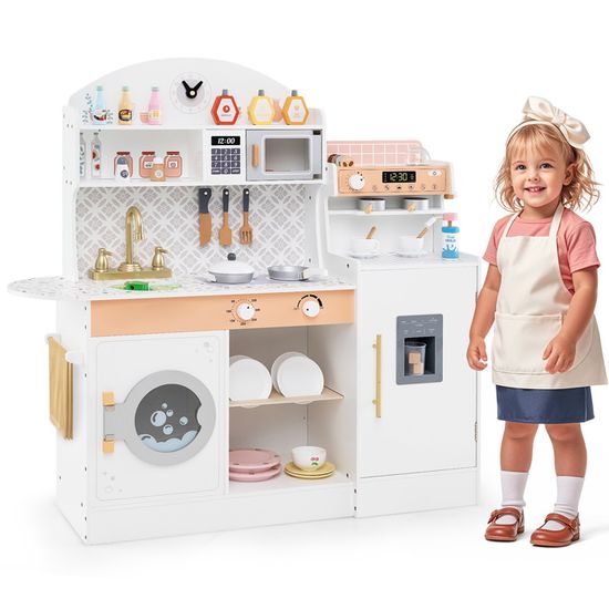 GOPLUS Ensemble de Jeu de Cuisine Créatif, Jeu de Simulation de Cuisine