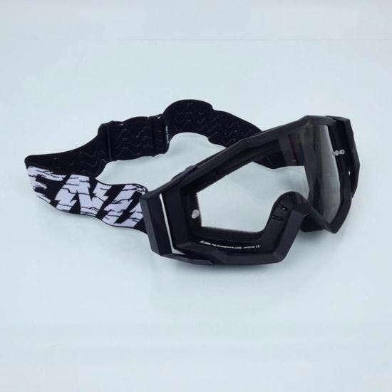 Lunettes Moto Cross - Lentilles PC Anti-UV, Monture TPU Flexible, Anti-Buée, Pour Casque Intégral