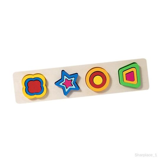 Jouet Montessori 1 2 3 Ans - Jeu De Tri Des Couleurs Et Formes - Motricité Fine Éducatif