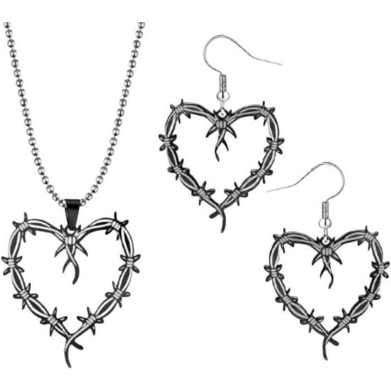 Parure De Bijoux Femme En Argent 925 - Collier & Boucles D'oreilles Clous - Neuf Avec étiquettes