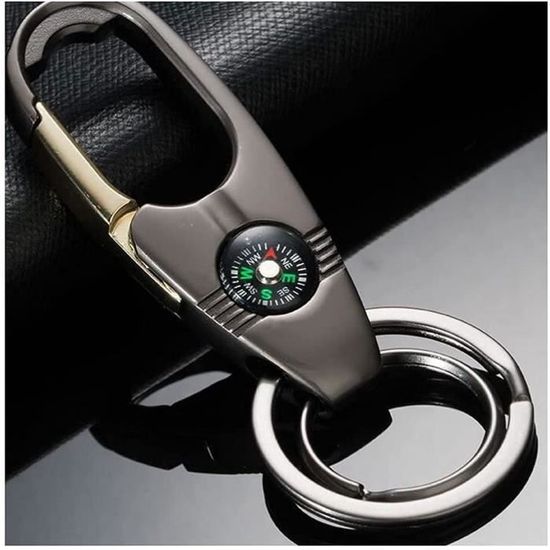 2 Pcs Porte-clés Boussole Voyage Accessoires De Camping Randonnée 2 Pcs Porte-clés Boussole Voyage Accessoires De Camping Randonnée