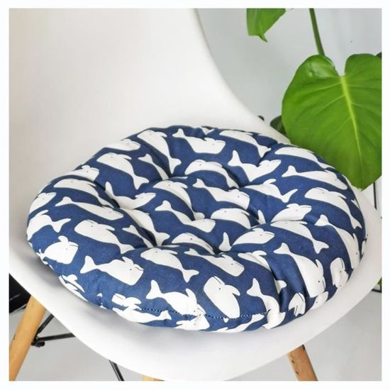 Coussin Déhoussable Jardin 40x60cm - Imprimé Tropical Orange/blanc - Déperlant Et Anti-UV - Collection Borneo