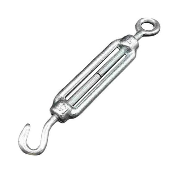 4 Tendeurs De Câble En Acier - Pour Clôture, Fil à Linge, Pare-soleil - 11 Cm
