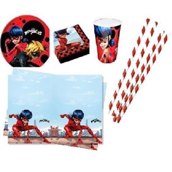 Mgs33 Kit Anniversaire Cde 4 Fete Complet Coccinelle 8 Enfants Starter Pack Boue En Kdo Cdiscount Maison