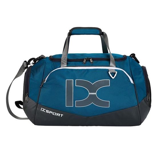 Sac De Sport 20L Unisexe Imperméable Avec Compartiment à Chaussures - Gym, Voyage, Natation - Organisation Sèche/Humide - Orange Ou Bleu Marine