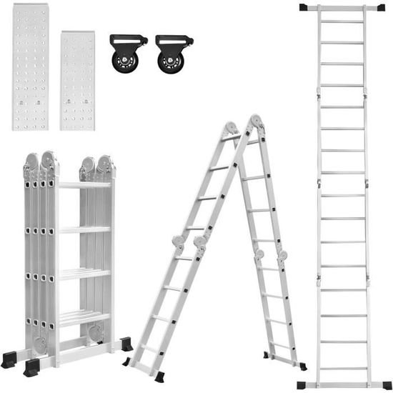 LARS360 LARS-(HAG8592A) Telescopische ladder van aluminium