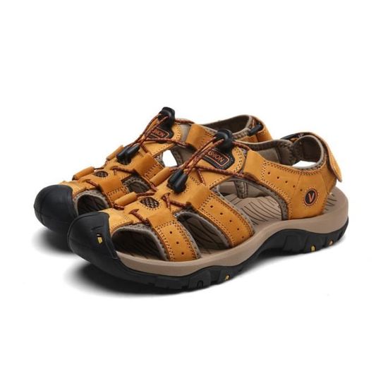 Sandales De Sport Homme Bout Ouvert - Confortables Pour Randonnée, Plage Et Extérieur, Tailles 39-50 EU - 6