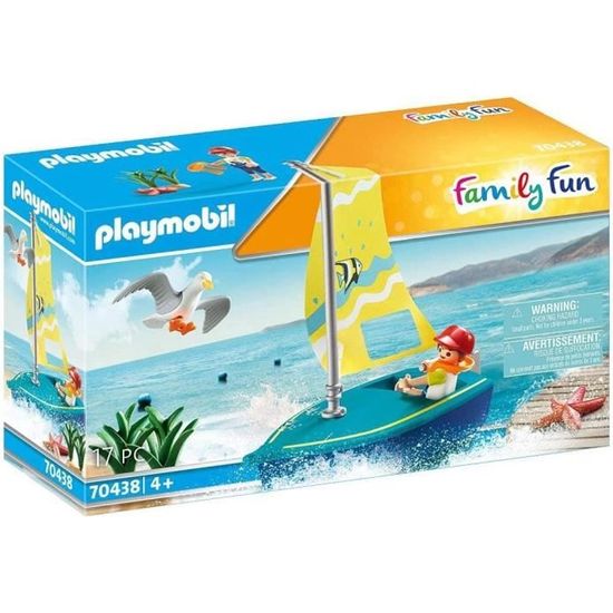 PLAYMOBIL - 70438 - Enfant avec voilier - Mixte - Family Fun - Plastique