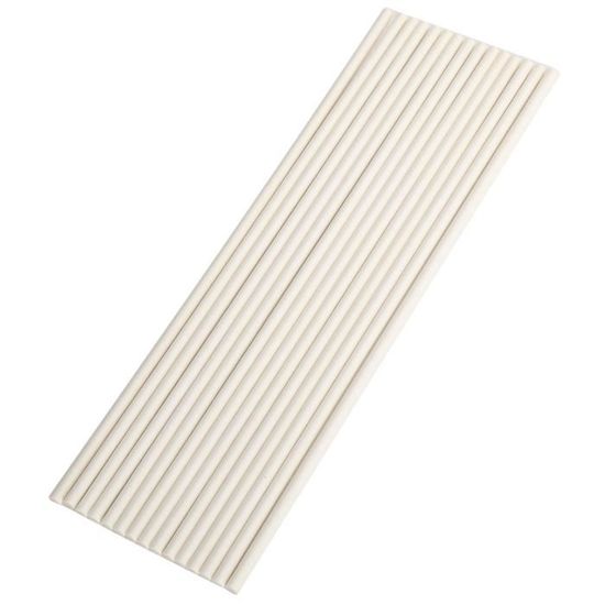 Bâtonnets En Papier Pour Cake Pop - Lot De 200, Blanc, 10 Cm De Long, Diamètre 3,5 Mm, Qualité Alimentaire, Pour Sucettes, Bonbons, Desserts